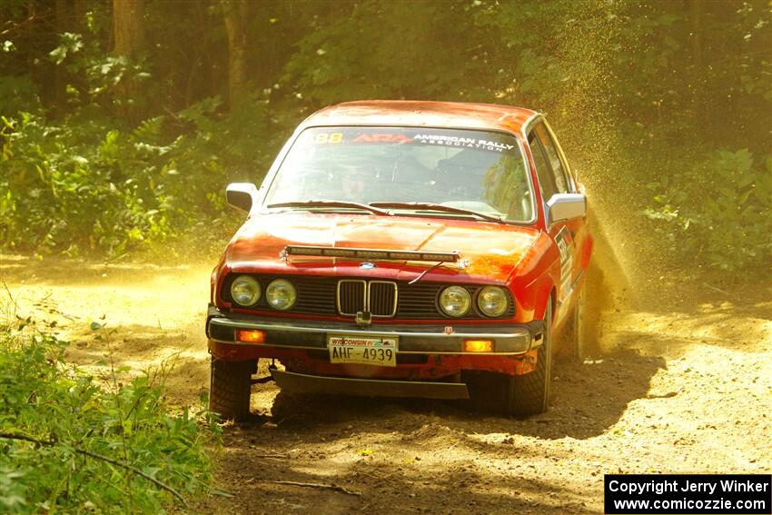 Gabe Jacobsohn / Zach Pfeil BMW 325e on SS11, Height O' Land II.