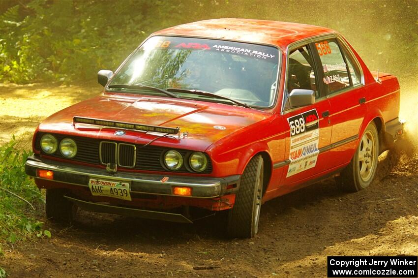 Gabe Jacobsohn / Zach Pfeil BMW 325e on SS11, Height O' Land II.