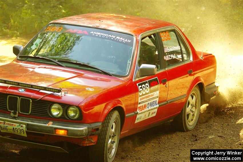 Gabe Jacobsohn / Zach Pfeil BMW 325e on SS11, Height O' Land II.