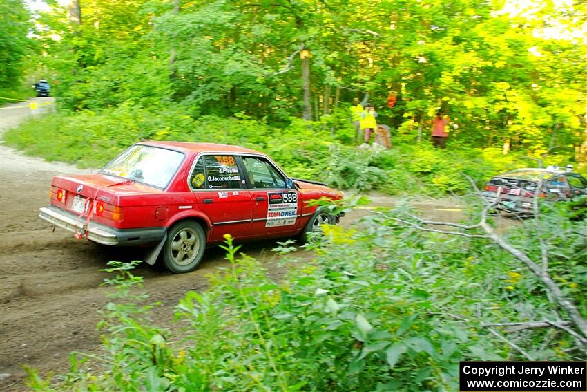 Bret Hunter / Kubo Kordisch Honda CRX and Gabe Jacobsohn / Zach Pfeil BMW 325e on SS14, Height O' Land III.