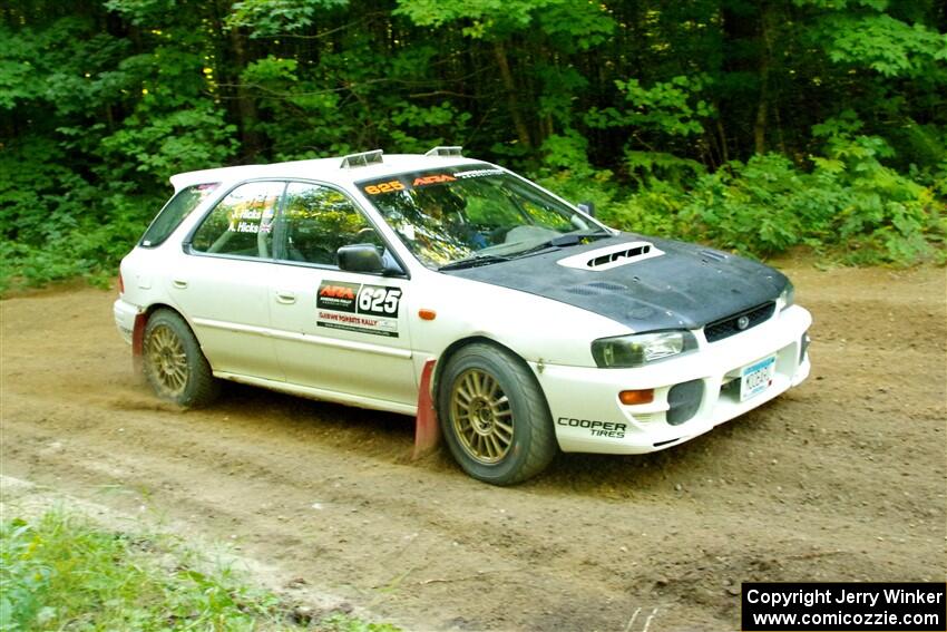 Aidan Hicks / John Hicks Subaru Impreza Wagon on SS14, Height O' Land III.