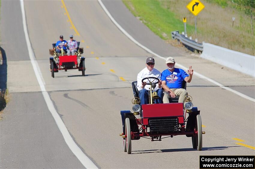 Tim Wiggins' 1904 Ford and Dave Shadduck's 1903 Ford