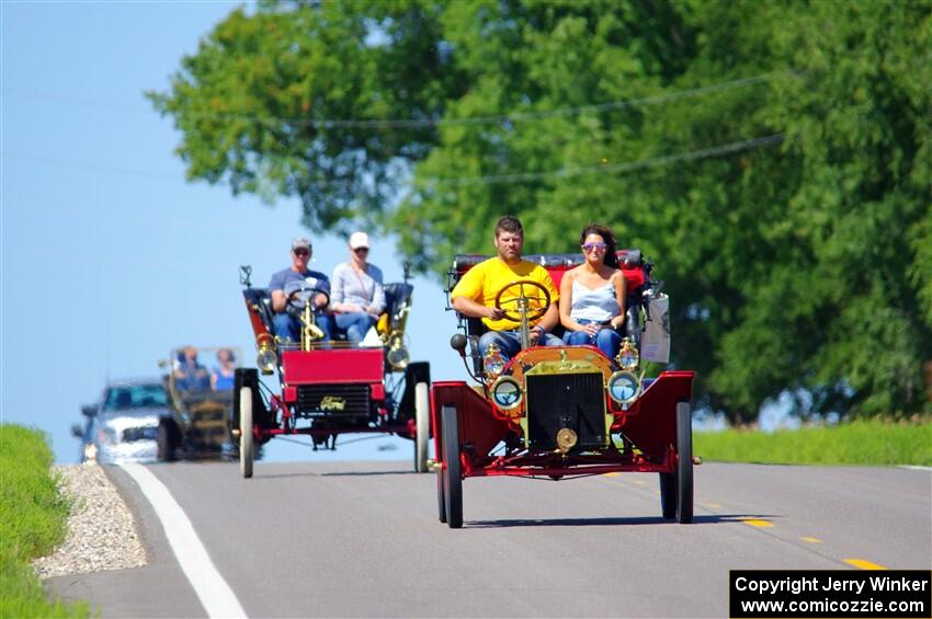 Ron Gardas, Jr.'s 1908 Ford Model S and Rick Lindner's 1903 Ford