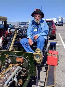 Gregg Lange helped navigate for Bruce van Sloun in his 1907 Ford.