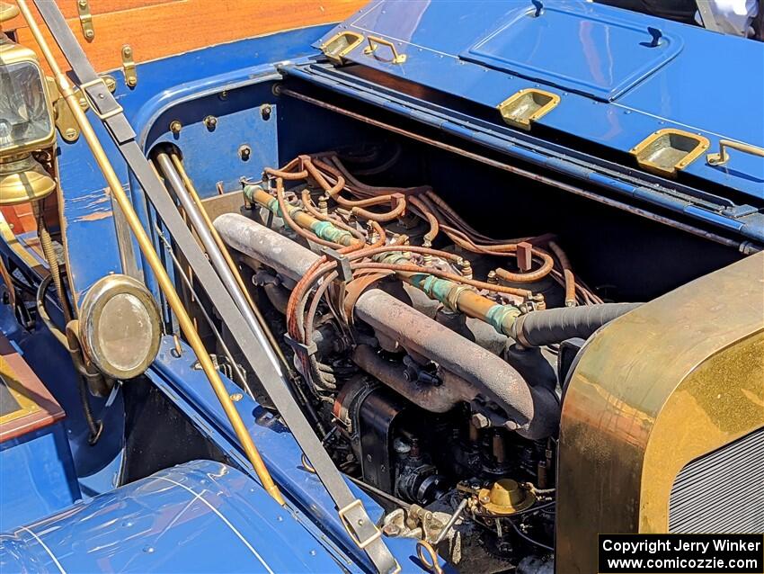 Engine bay of Jeffrey Kelly's 1907 Ford.