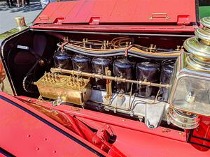 Engine bay of Rob Heyen's 1907 Ford Model K.