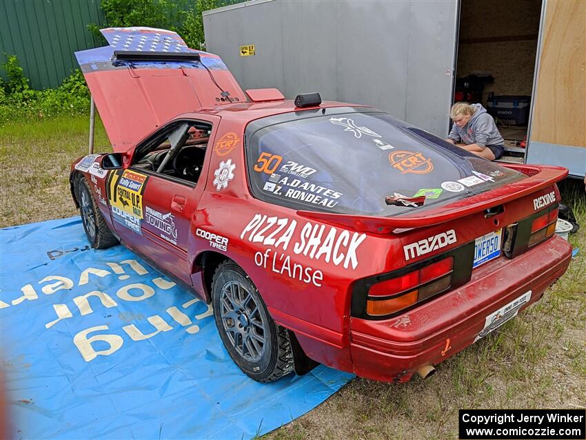 Al Dantes, Jr. / Zach Rondeau Mazda RX-7 LS