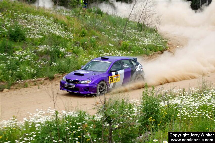 Matt Huuki / Skyler Fountaine Subaru WRX STi on SS1, J5 North.