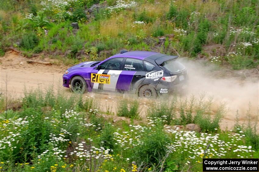 Matt Huuki / Skyler Fountaine Subaru WRX STi on SS1, J5 North.