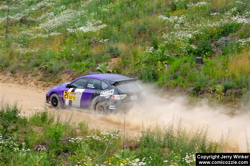 Matt Huuki / Skyler Fountaine Subaru WRX STi on SS1, J5 North.