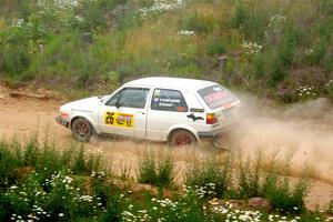 Adam VanDamme / Andrew Herron VW Golf on SS1, J5 North.