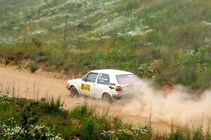 Adam VanDamme / Andrew Herron VW Golf on SS1, J5 North.