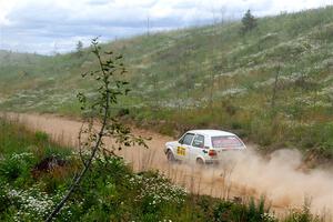 Adam VanDamme / Andrew Herron VW Golf on SS1, J5 North.