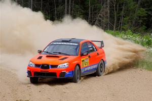 Mike Engle / Morgan Engle Subaru WRX on SS1, J5 North.