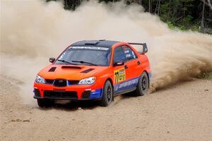 Mike Engle / Morgan Engle Subaru WRX on SS1, J5 North.