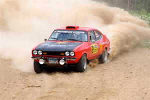 Mike Hurst / Michael Claiborne Ford Capri on SS1, J5 North.