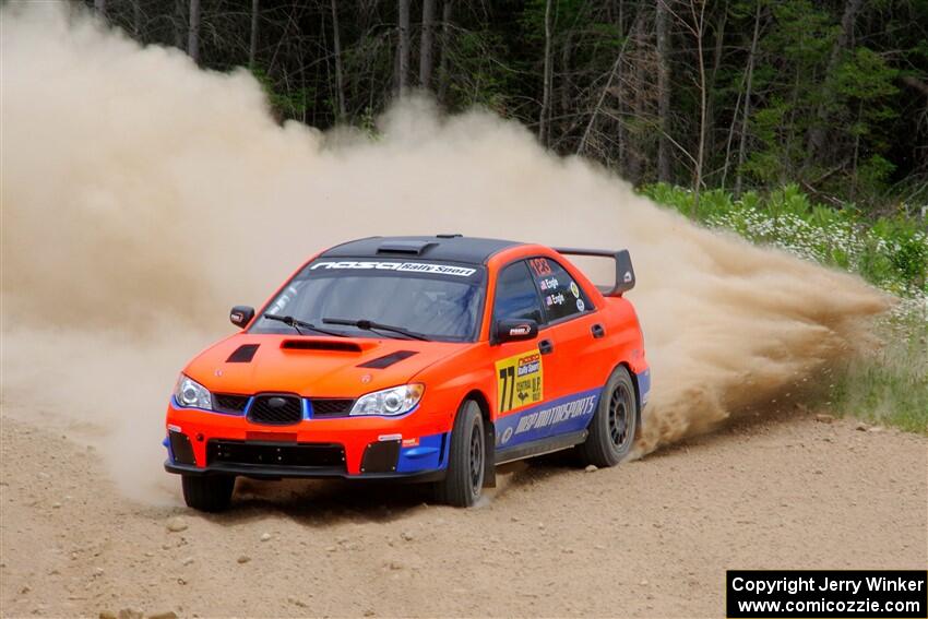 Mike Engle / Morgan Engle Subaru WRX on SS1, J5 North.