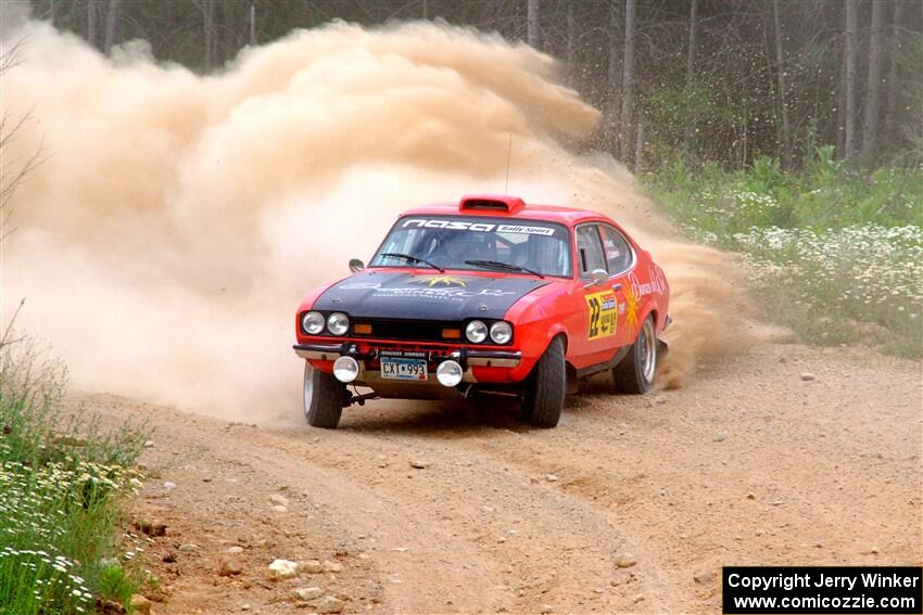 Mike Hurst / Michael Claiborne Ford Capri on SS1, J5 North.