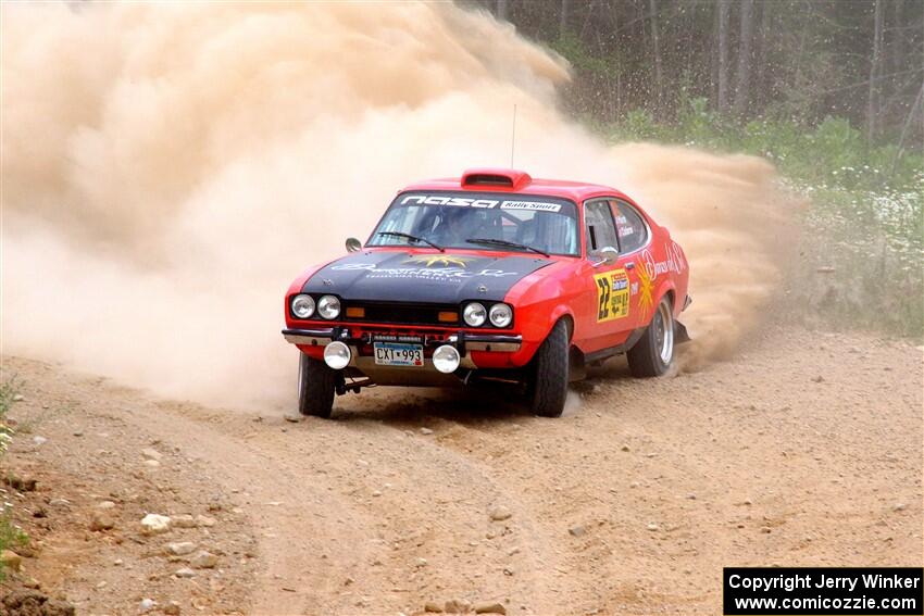 Mike Hurst / Michael Claiborne Ford Capri on SS1, J5 North.