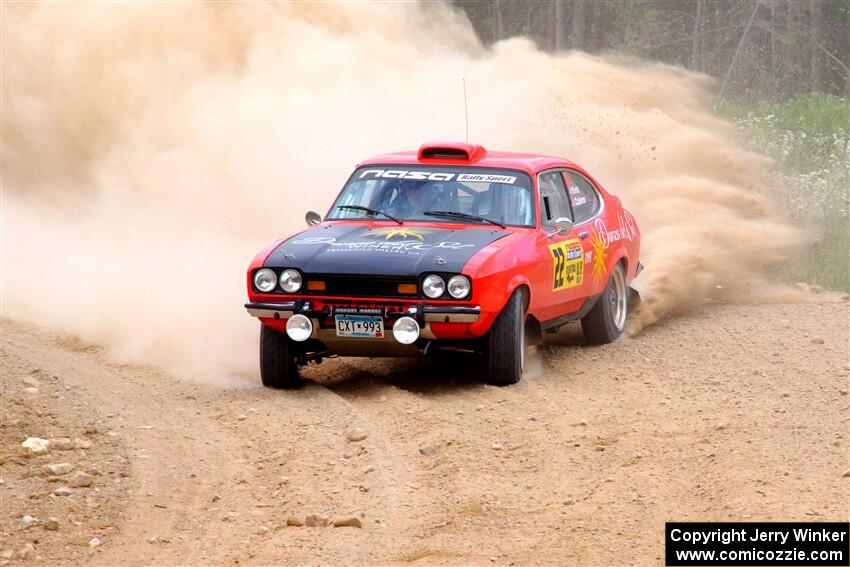 Mike Hurst / Michael Claiborne Ford Capri on SS1, J5 North.