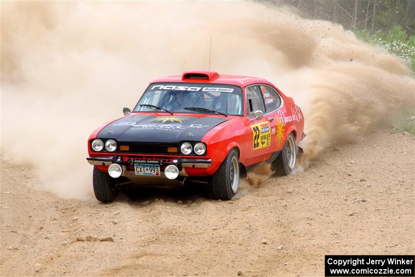 Mike Hurst / Michael Claiborne Ford Capri on SS1, J5 North.