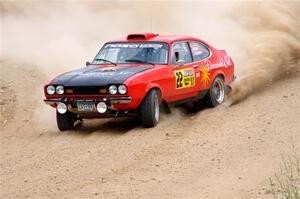 Mike Hurst / Michael Claiborne Ford Capri on SS1, J5 North.