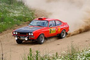 Mike Hurst / Michael Claiborne Ford Capri on SS1, J5 North.