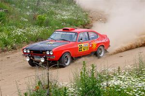 Mike Hurst / Michael Claiborne Ford Capri on SS1, J5 North.