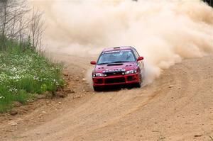 Arin DeMaster / Taylor Kildea Subaru Impreza on SS1, J5 North.