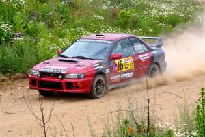 Arin DeMaster / Taylor Kildea Subaru Impreza on SS1, J5 North.