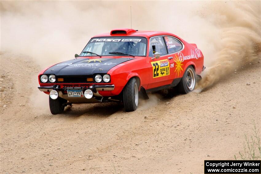 Mike Hurst / Michael Claiborne Ford Capri on SS1, J5 North.