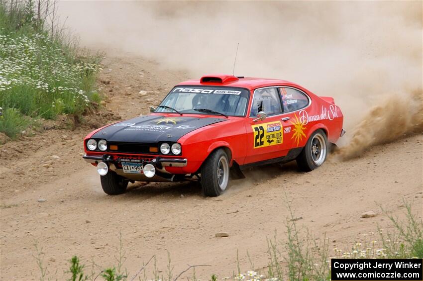 Mike Hurst / Michael Claiborne Ford Capri on SS1, J5 North.