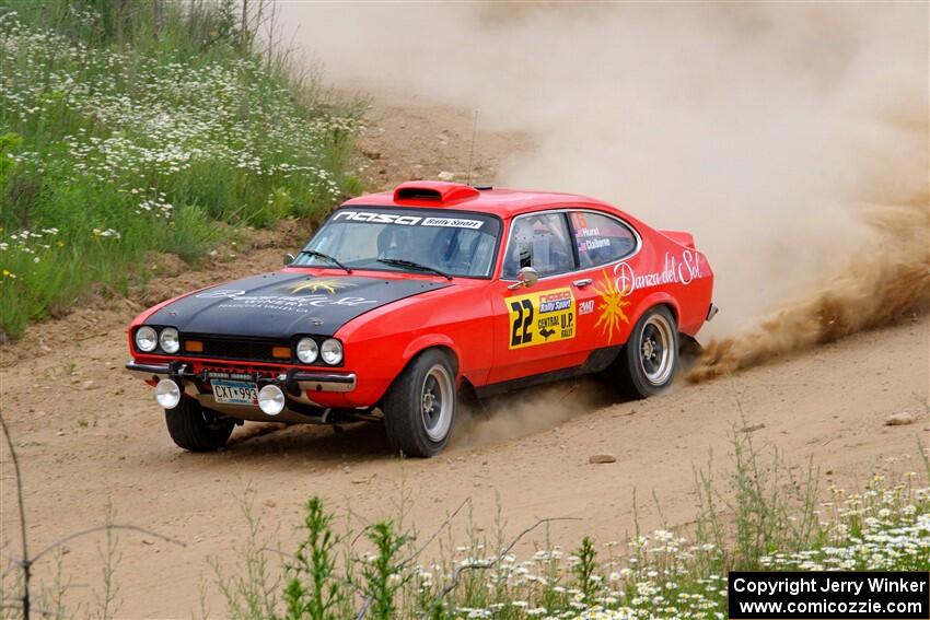 Mike Hurst / Michael Claiborne Ford Capri on SS1, J5 North.