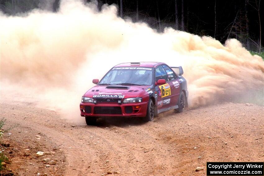 Arin DeMaster / Taylor Kildea Subaru Impreza on SS1, J5 North.