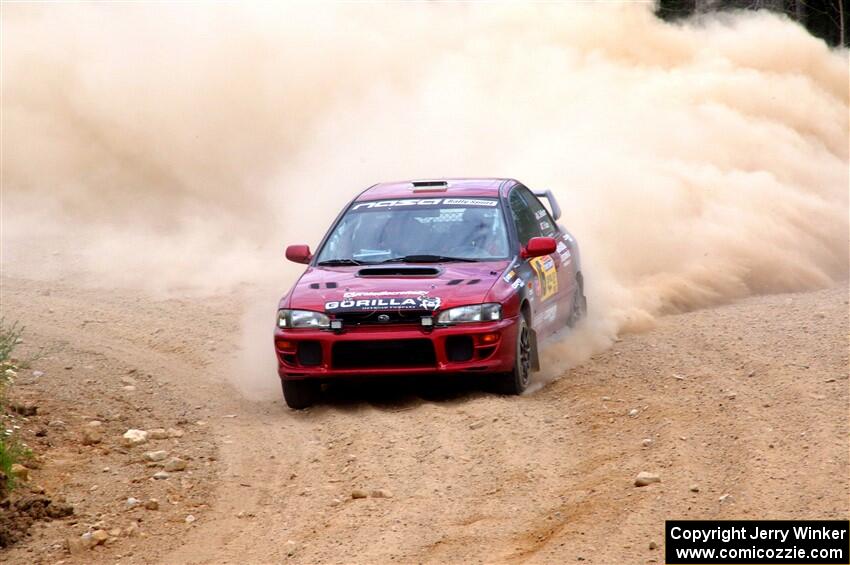 Arin DeMaster / Taylor Kildea Subaru Impreza on SS1, J5 North.