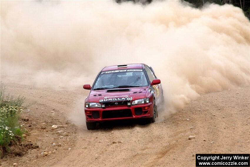 Arin DeMaster / Taylor Kildea Subaru Impreza on SS1, J5 North.