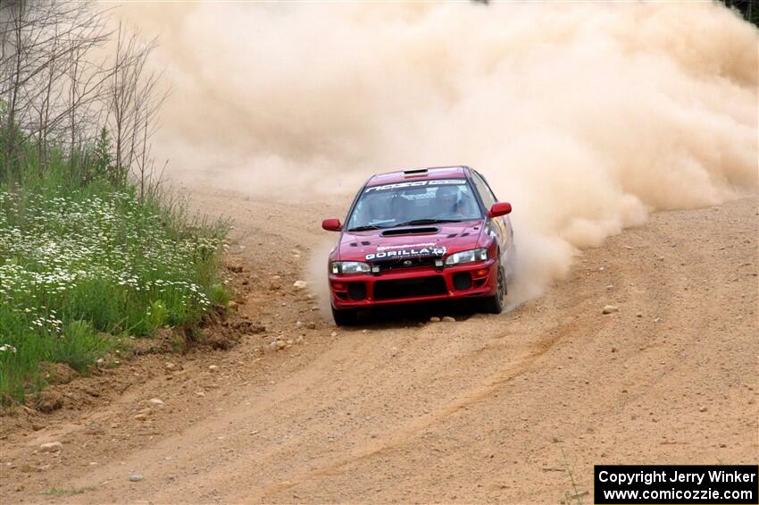 Arin DeMaster / Taylor Kildea Subaru Impreza on SS1, J5 North.