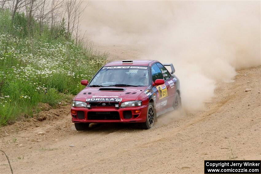 Arin DeMaster / Taylor Kildea Subaru Impreza on SS1, J5 North.