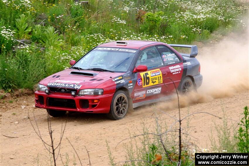 Arin DeMaster / Taylor Kildea Subaru Impreza on SS1, J5 North.