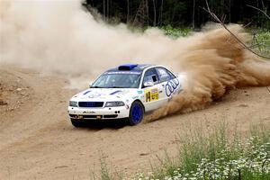 Tim Michel / Bryce Proseus Audi A4 Quattro on SS1, J5 North.