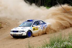 Tim Michel / Bryce Proseus Audi A4 Quattro on SS1, J5 North.