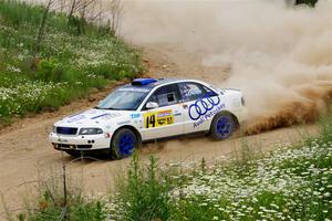 Tim Michel / Bryce Proseus Audi A4 Quattro on SS1, J5 North.