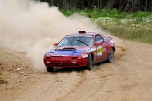 Al Dantes, Jr. / Zach Rondeau Mazda RX-7 LS on SS1, J5 North.