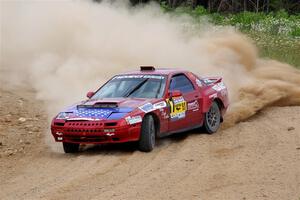 Al Dantes, Jr. / Zach Rondeau Mazda RX-7 LS on SS1, J5 North.