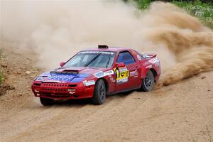 Al Dantes, Jr. / Zach Rondeau Mazda RX-7 LS on SS1, J5 North.