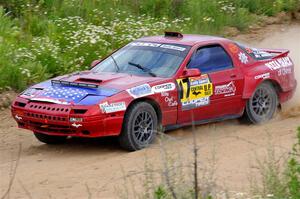 Al Dantes, Jr. / Zach Rondeau Mazda RX-7 LS on SS1, J5 North.