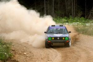 Cory Grant / Kevin Forde VW Jetta on SS1, J5 North.