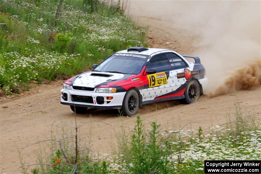 Chris Barribeau / Alex Ferencz Subaru Impreza RS on SS1, J5 North.