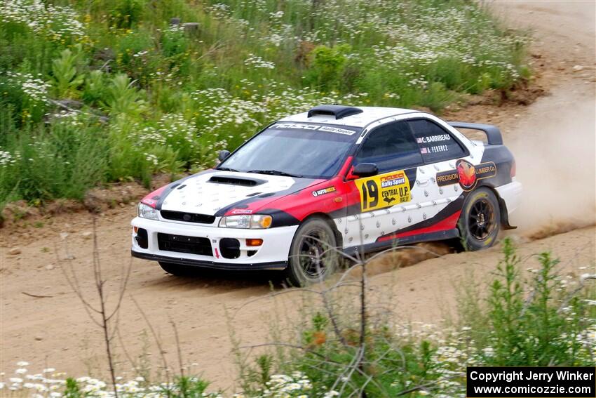 Chris Barribeau / Alex Ferencz Subaru Impreza RS on SS1, J5 North.