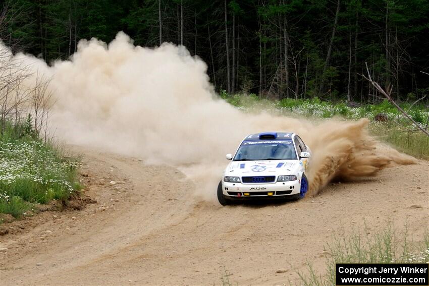 Tim Michel / Bryce Proseus Audi A4 Quattro on SS1, J5 North.